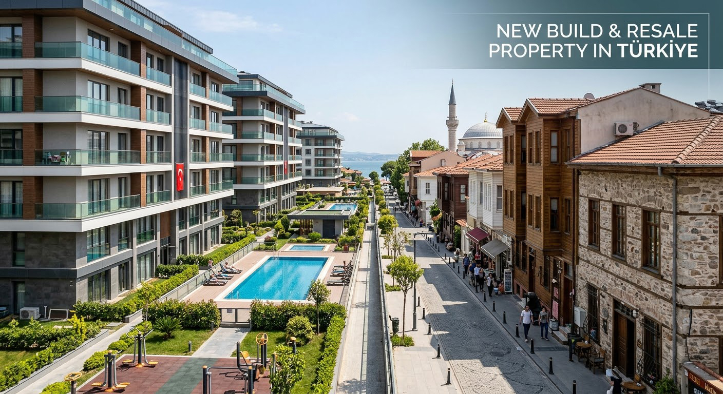 New build vs resale property in Turkey for international buyers